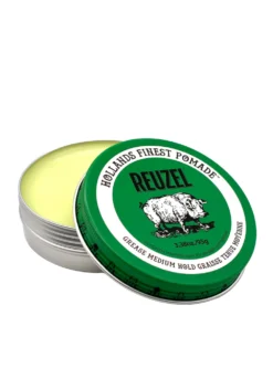 Green Pomade Grease - Oil Based Pomade Medium Hold Natural Shine