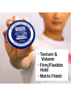 Reuzel Fiber Pomade - Firm Flexible Hold Matte Finish 3