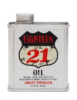 1821 Man Made Wash Sweet Tobacco Beard Hair And Skin Oil - Mens Beard Care Beard Oil