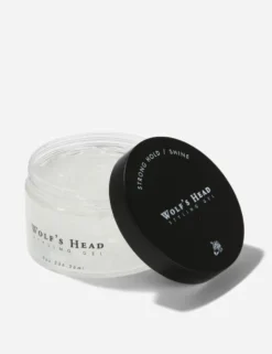 Wolfs Head Gel Pomade 8oz - Hair Styling Product - Strong Hold - High Shine Finish