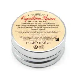 Captain Fawcett Expedition Reserve Moustache Wax 15ml - Main - White Background - Back
