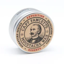 Captain Fawcett Expedition Reserve Moustache Wax 15ml - Main - White Background - Side
