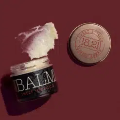 18.21 Man Made Beard Balm Sweet Tobacco - Mens Beard Care - Top Down Shot