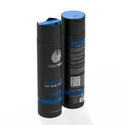 Crazy Bull Power Bull 4 in 1 Shampoo 250ml - Hair Beard Face Body Wash - Packaging