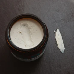 Shear Revival American Gardens Clay Pomade 3.4oz - Strong Hold Dry Matte Finish - Top Down Lifestyle View