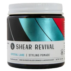 Shear Revival Crystal Lake Styling Pomade 3.4oz - Medium Hold Medium Shine Finish - Main Image White Background