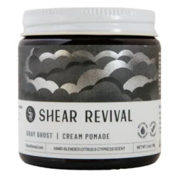 Shear Revival Ghost Cream Pomade 96g - Strong Hold Natural Finish Hair Styling Product - Main Image White Background