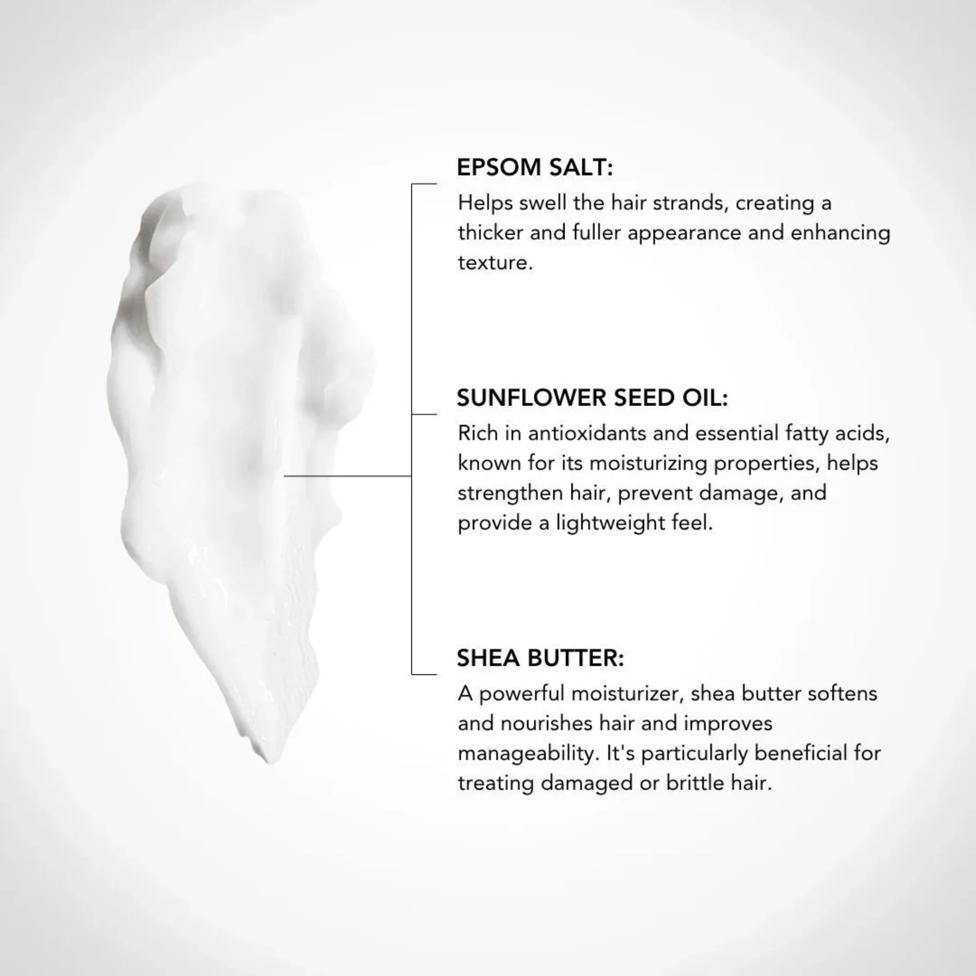 Blumaan Volume Cream - Mens Hair Styling Product - Ingredients