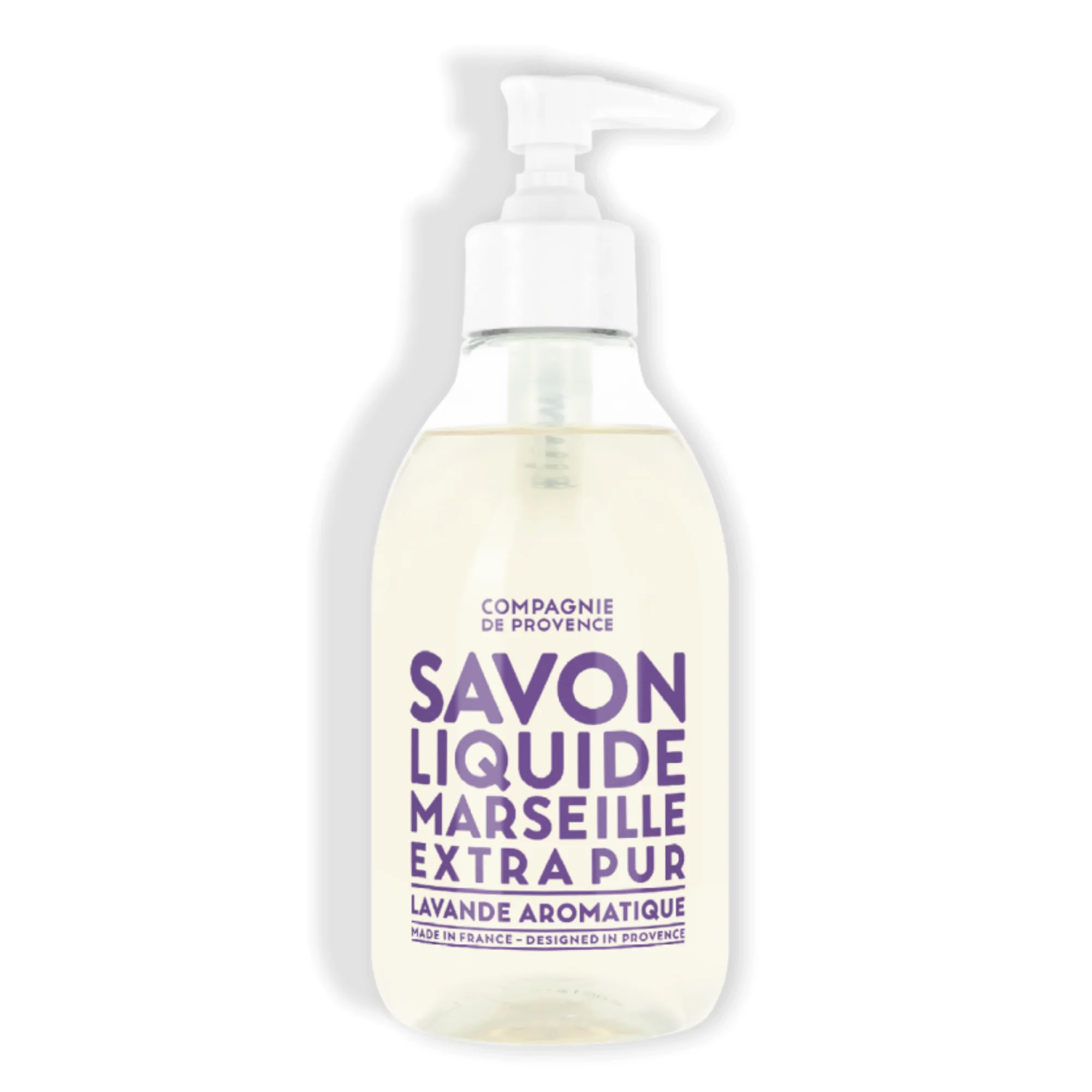 Compagnie De Provence Liquid Soap Aromatic Lavender 300ml - Main Image White Background
