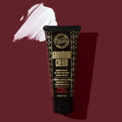 18.21 Man Made Grooming Cream - Sweet Tobacco Scent - Mens Hair Styling Product - Top Down View