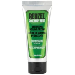 Hydrating Styling Cream Rosemary Mint 100ml - Low Shine Low Hold - Mens Hair Styling Product - Main Image White Background