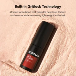 Blumaan Clay Texture Powder - Adds Texture and Volume - Mens Hair Styling Product - More Information 2