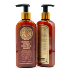 Captain Fawcett Maharajah Hair Growth & Scalp Stimulating Shampoo 250ml - Front And Back Product Shot
