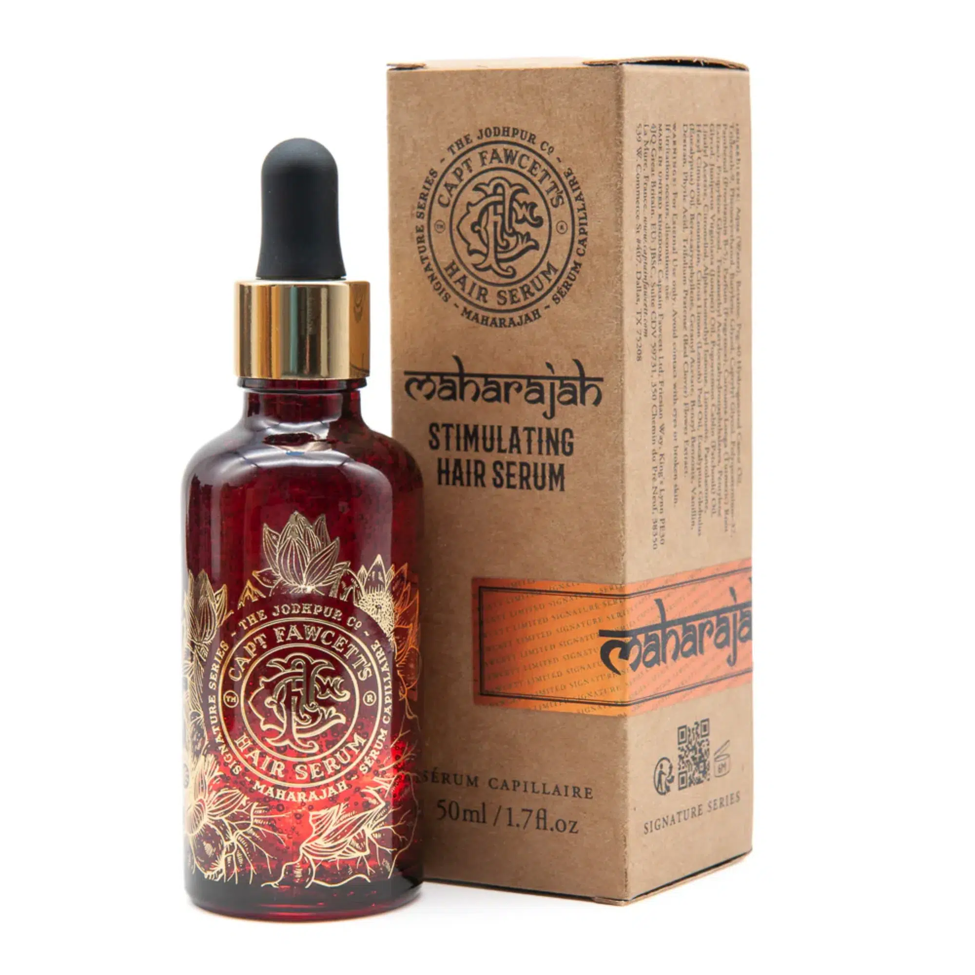 Captain Fawcett Maharajah Stimulating Hair Serum 50ml - Main Image White Background