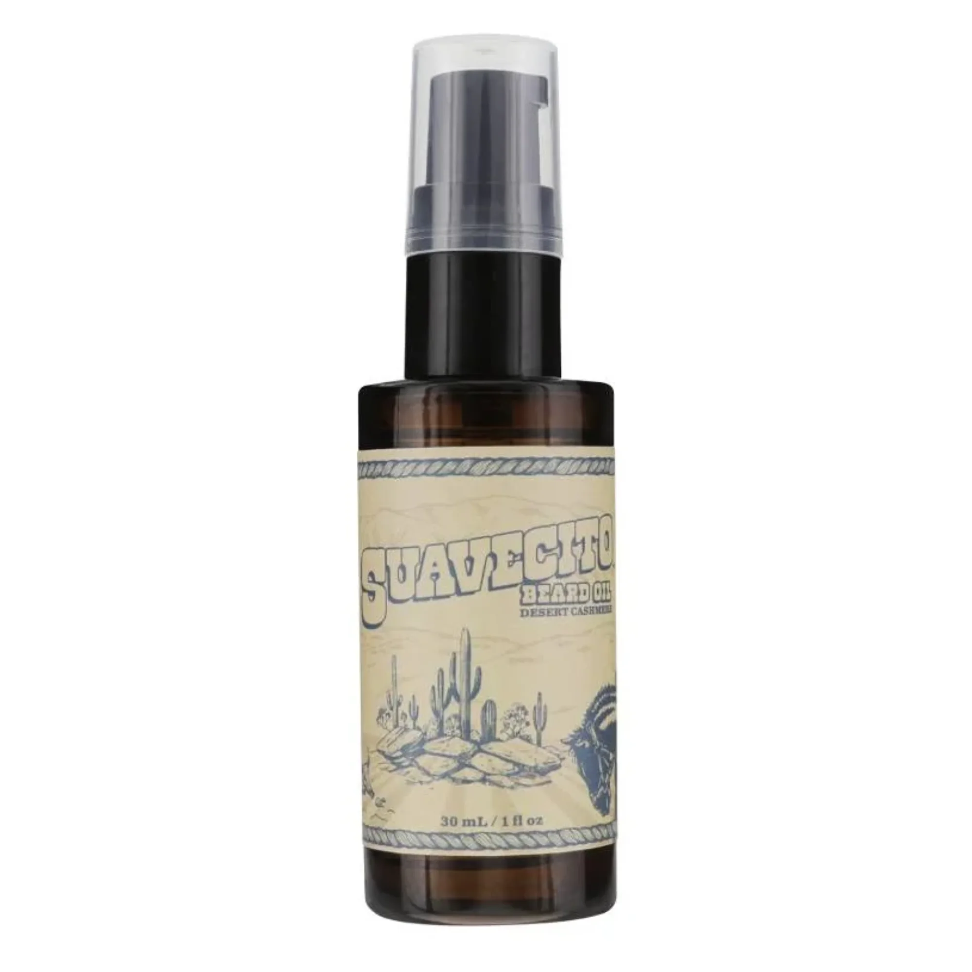 Suavecito Beard Oil Desert Cashmere 30ml - Mens Beard Care - Main Image White Background
