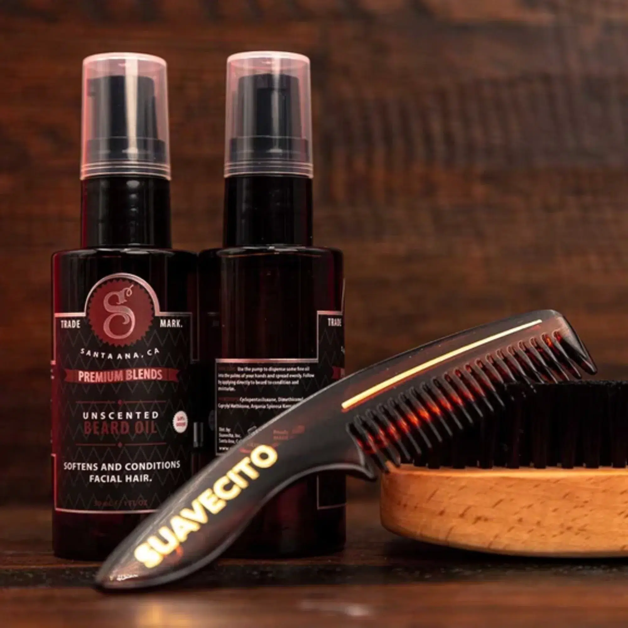 Suavecito Premium Blends Unscented Beard Oil 30ml - Lifestyle 2