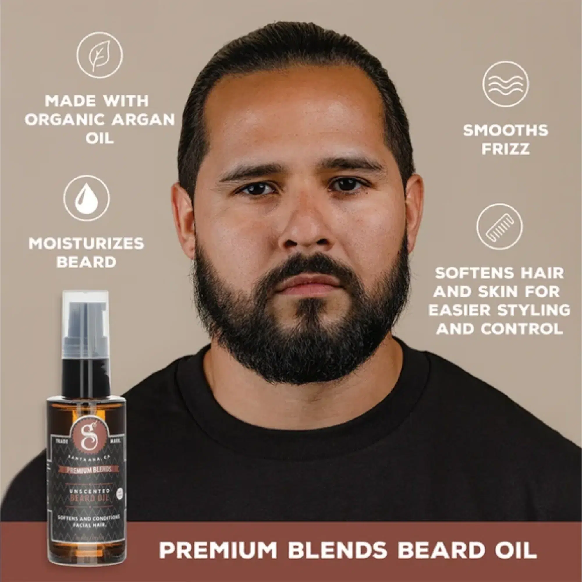 Suavecito Premium Blends Unscented Beard Oil 30ml - Product Information 2