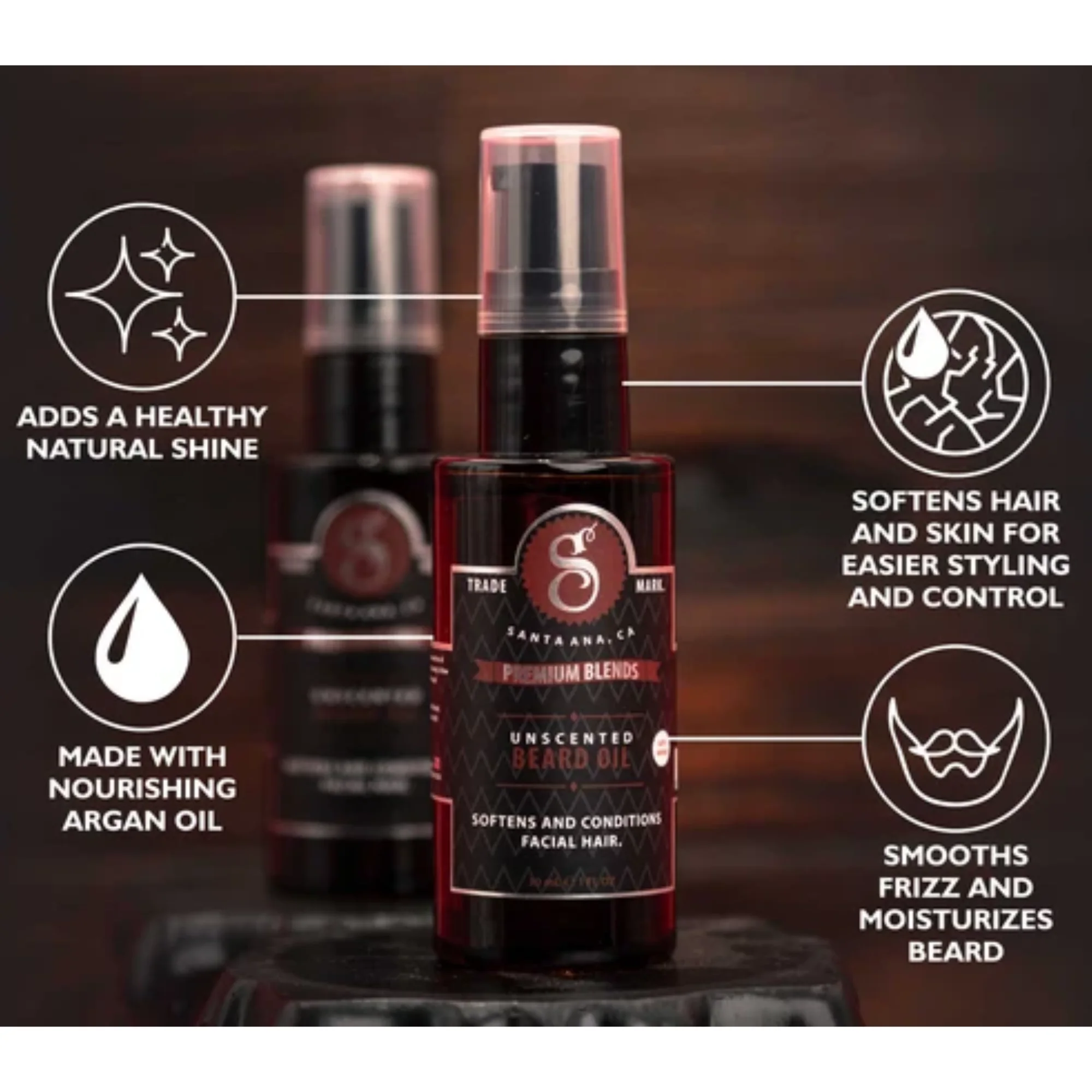 Suavecito Premium Blends Unscented Beard Oil 30ml - Product Information