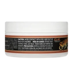 Suavectio Clay Pomade 65g - Strong Hold - Low Shine Matte Finish - Mens Hair Styling Product - Side View 2 Image White Background